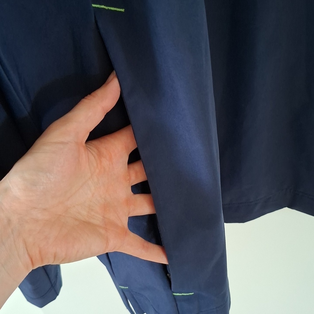 Seattle Seahawks x Nike Men's Navy & Green Quarter-zip Nylon Jacket (Size M) - Picture 9 of 11
